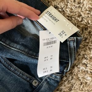 32w 30l Abercrombie & Fitch Jeans, straight, medium wash